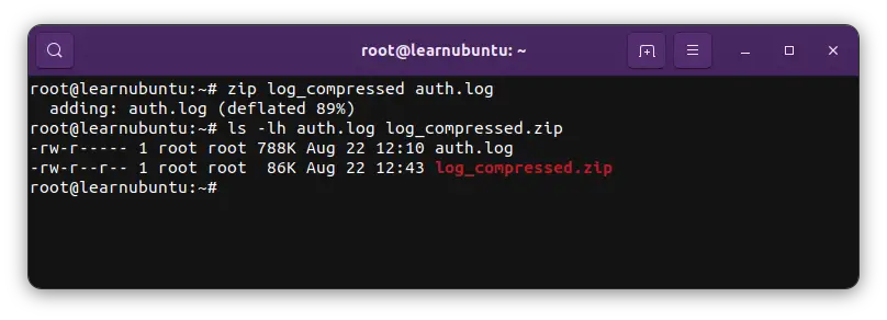 How To Zip Files And Folders In Ubuntu Command Line