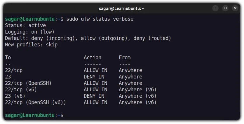 how-to-check-the-firewall-status-in-ubuntu