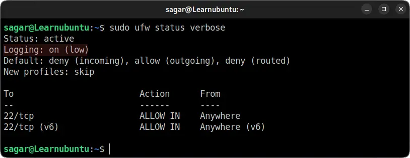 meaning of Logging: on (low)