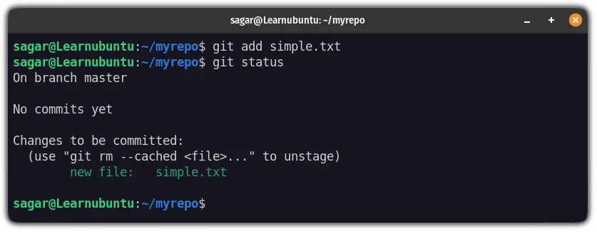 add file to current commit in git