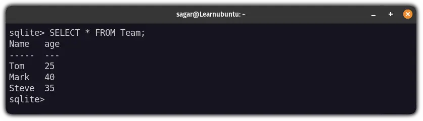 enable headers and columns in sqlite3 in ubuntu