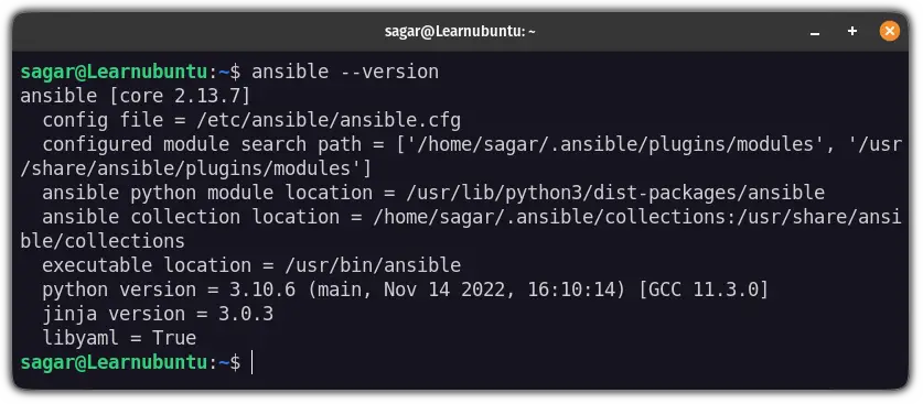 install the latest version of ansible