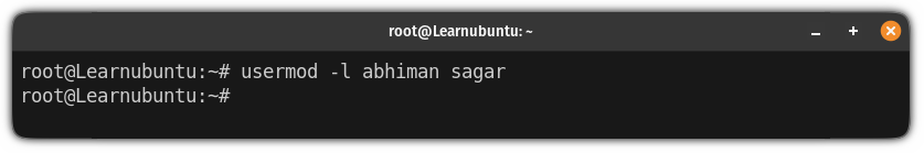 change username of user in ubuntu