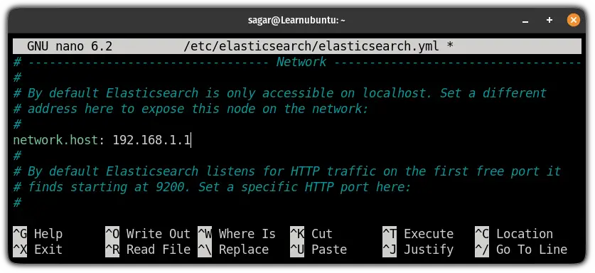 access ElasticSearch from specific instance
