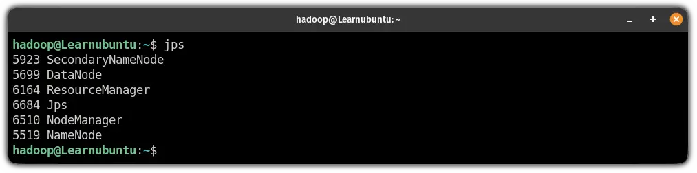 check running services for Hadoop cluster in ubuntu