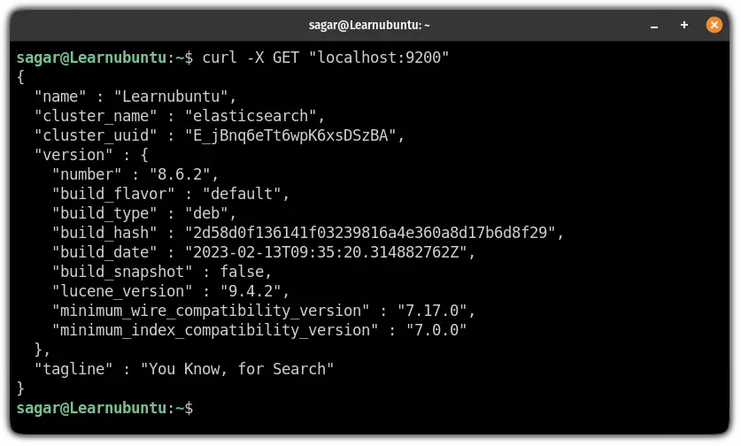 test ElasticSearch on ubuntu