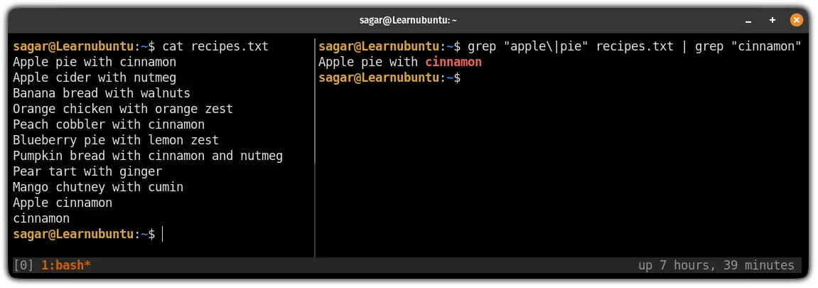 Look for string1 or string2 is followed by string3 using the grep command