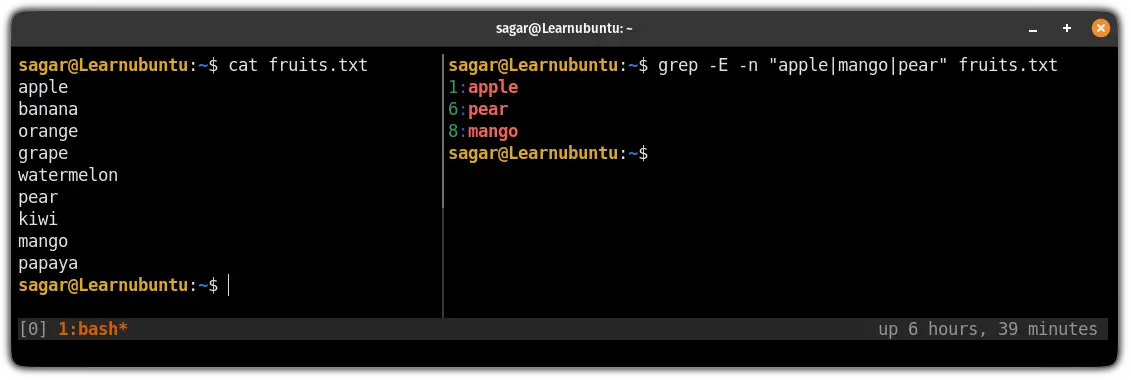 search multiple strings using the grep commandsearch multiple strings using the grep command