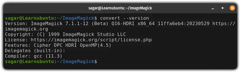 install the latest version of ImageMagick in Ubuntu