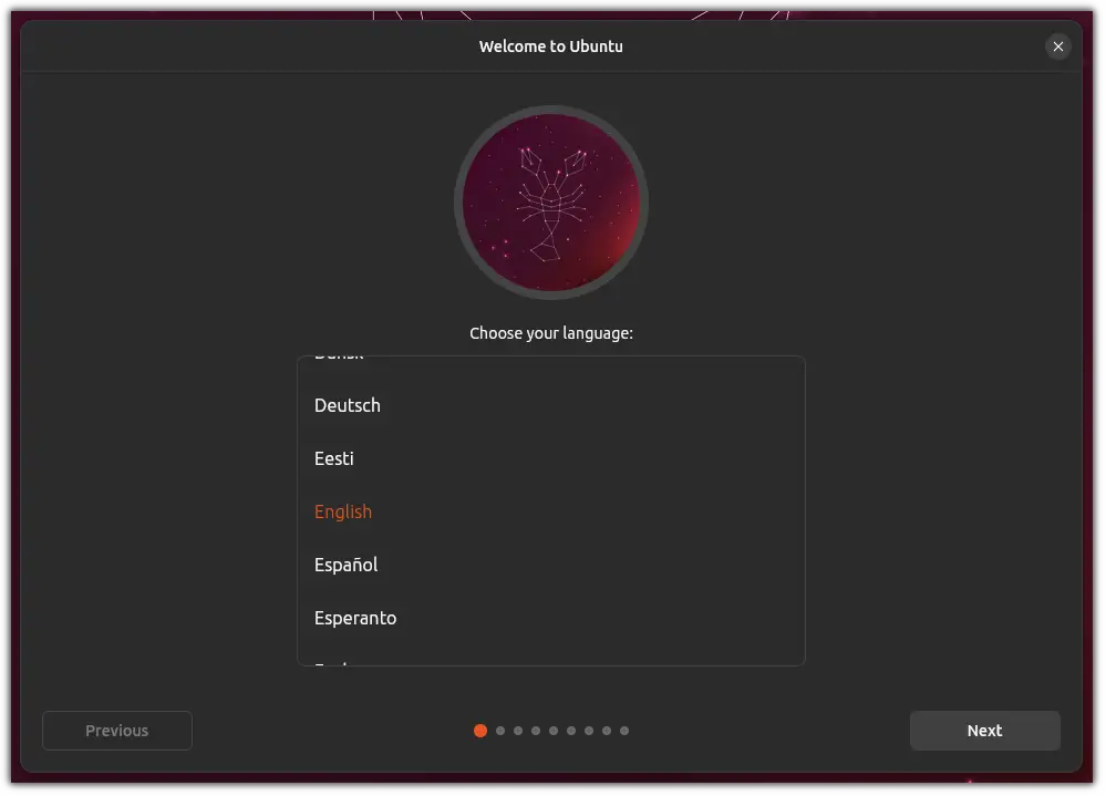 Ubuntu desktop installation