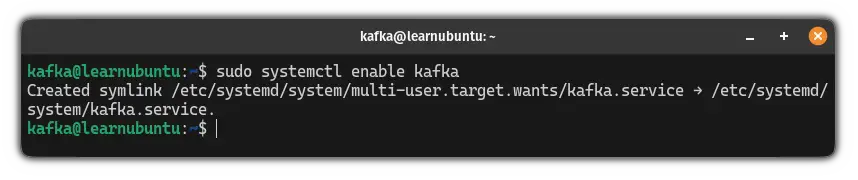 Enable Kafka on Ubuntu