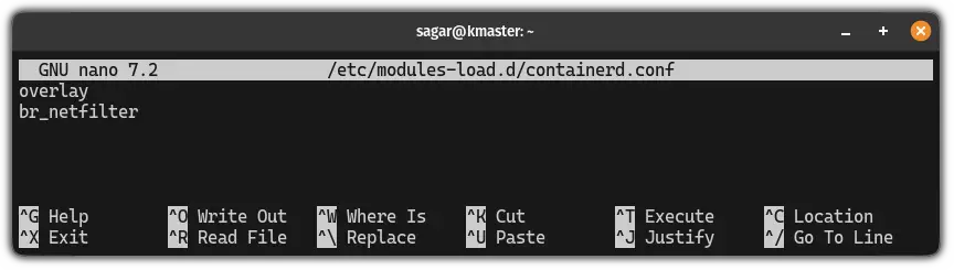Add kernel modules for Kubernetes in Ubuntu