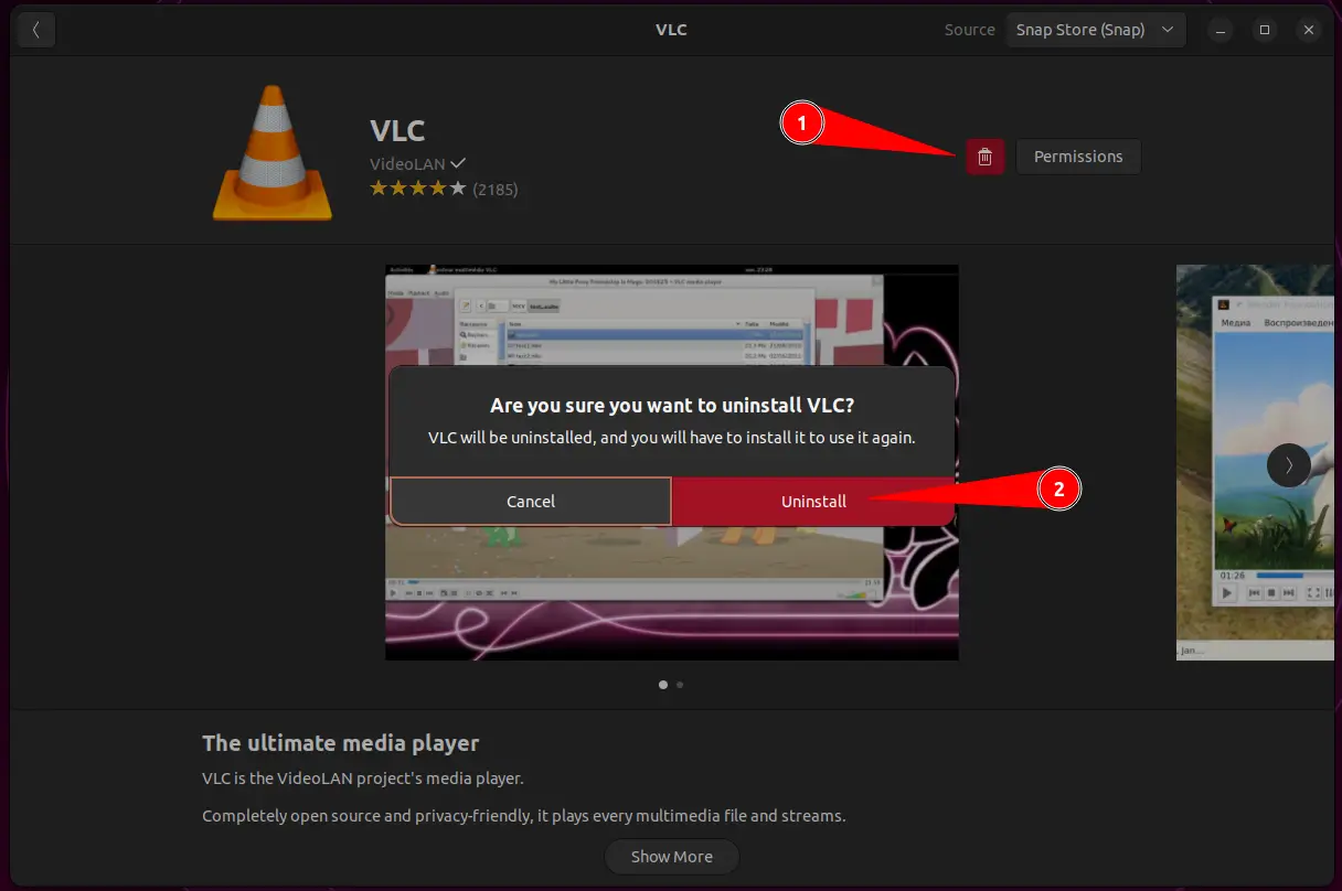 Install VLC on Ubuntu