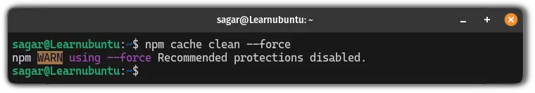 command to clear NPM cache.png