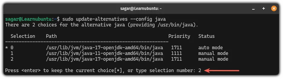 How to Change Java Version in Ubuntu