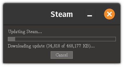 Steam updates itself in Ubuntu