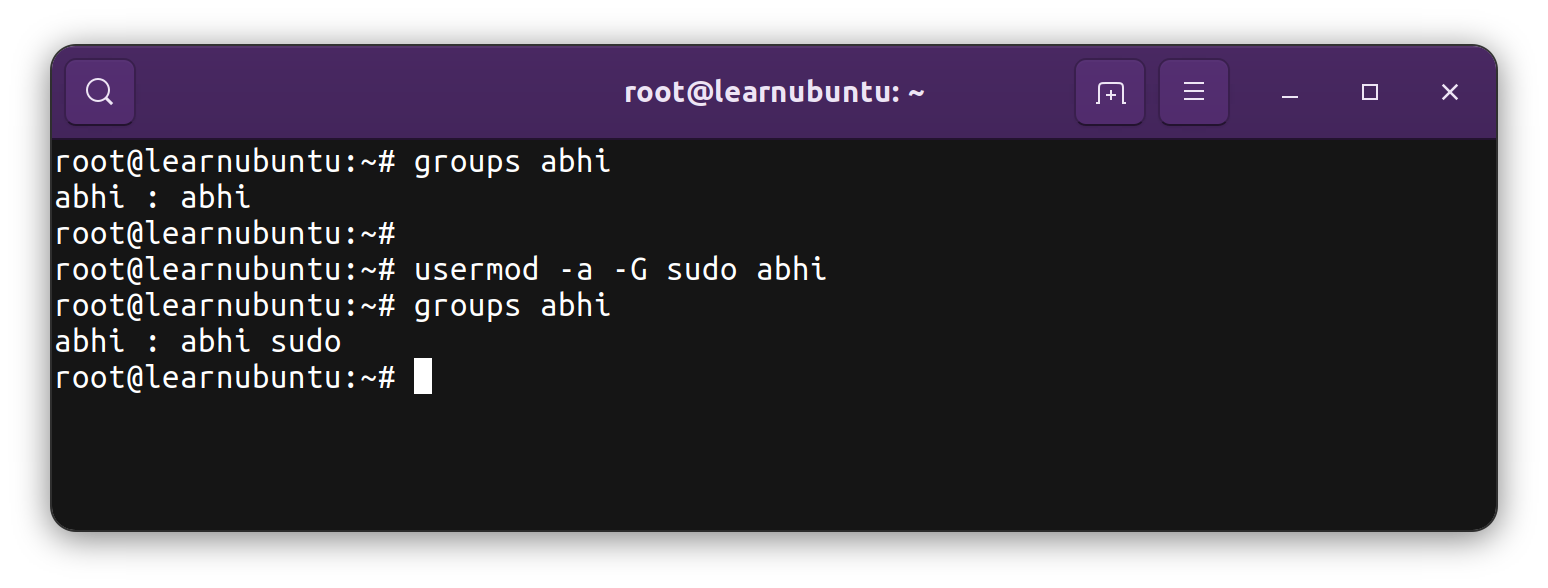 How To Add User To A Group In Ubuntu Command Line