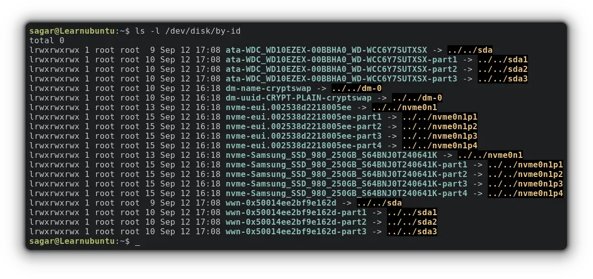 How to list drives in ubuntu command line