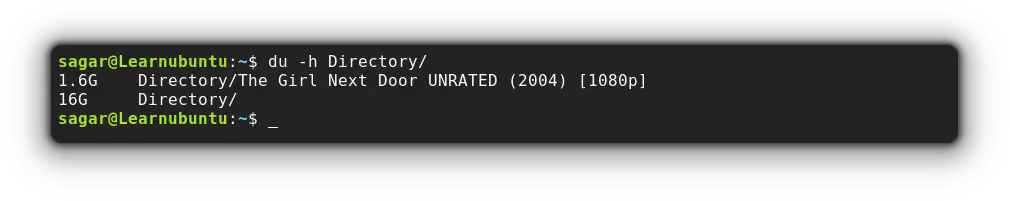how-to-check-directory-size-in-ubuntu-command-line