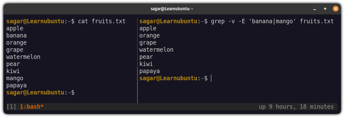 Search for Multiple Patterns With grep [And and Or]