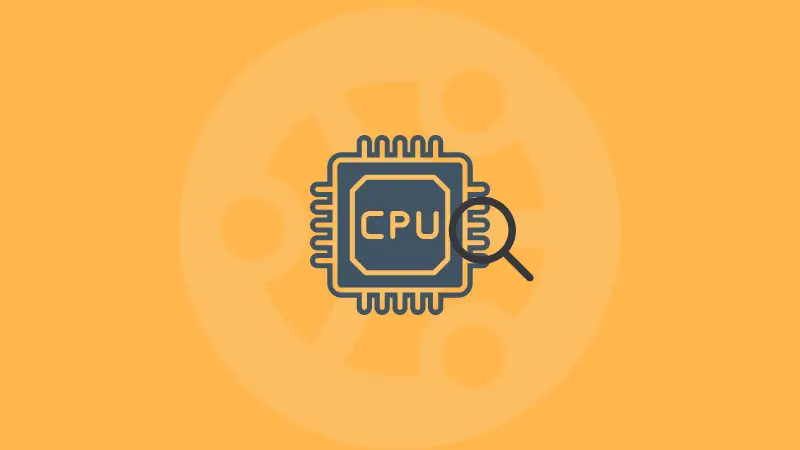 Check CPU usage in Ubuntu