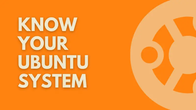 Illustration of checking Ubuntu version details