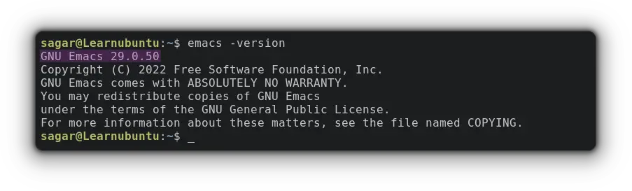 ubuntu install emacs