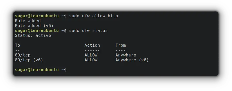 allow-ports-through-ufw-firewall-in-ubuntu