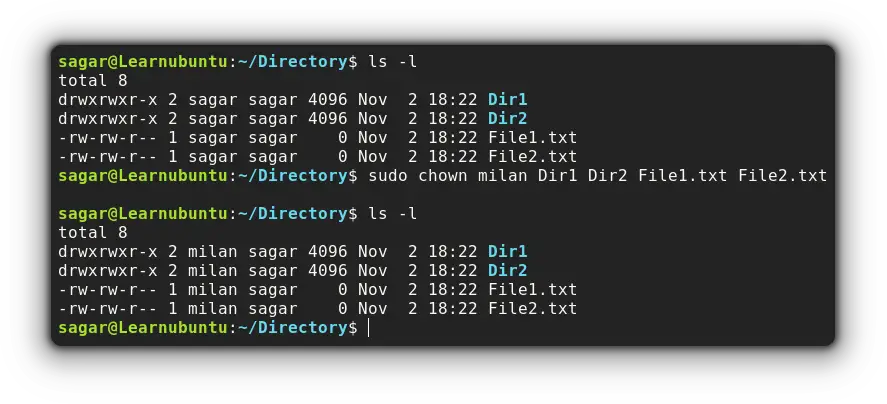 How to Change File Ownership in Ubuntu