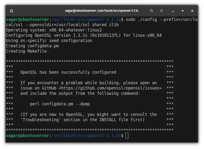 How To Install OpenSSL On Ubuntu Server