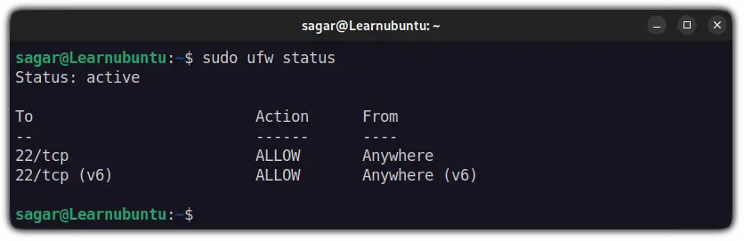 How To Check The Firewall Status In Ubuntu