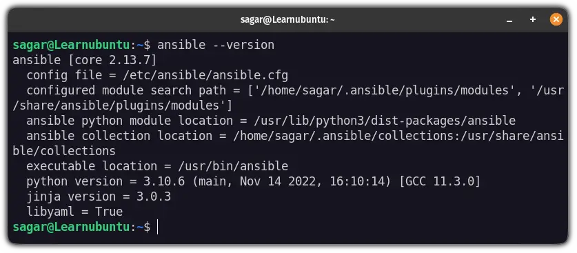 Как обновить ansible ubuntu