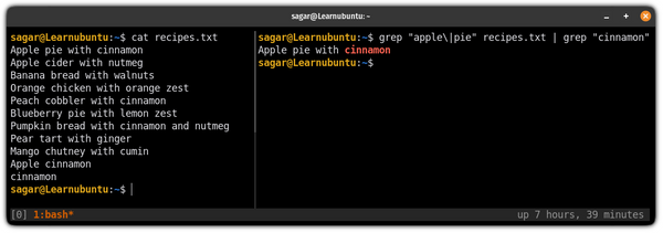 Search for Multiple Patterns With grep [And and Or]
