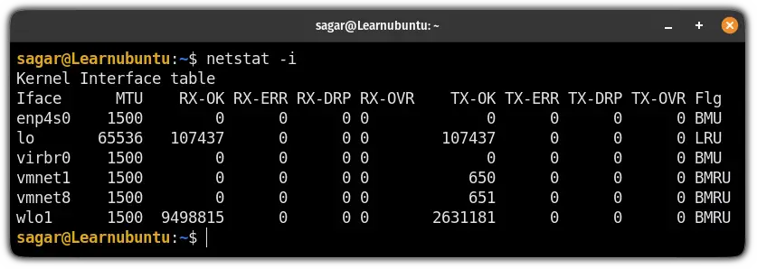 how-to-list-network-interfaces-in-ubuntu