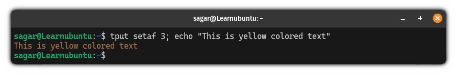 Use Colored Output With the echo Command