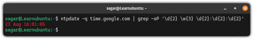 Get Current Date and Time in Ubuntu Command Line