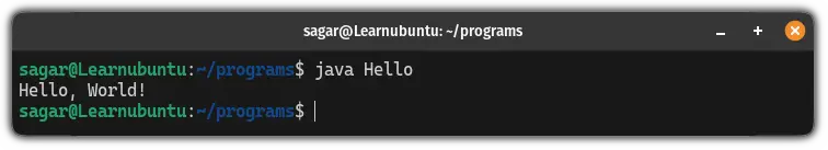 How to Run Java Programs in Ubuntu Terminal