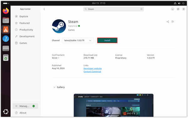 Install Steam and Download Games on Ubuntu